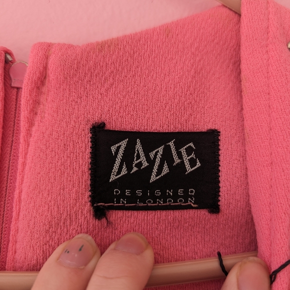 Hot Pink 70s Zazie Tunic - Picture 2 of 3